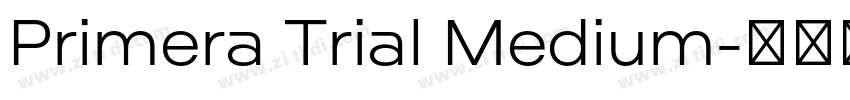 Primera Trial Medium字体转换